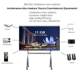 Intervention multimedia touch conference tablet 86"
